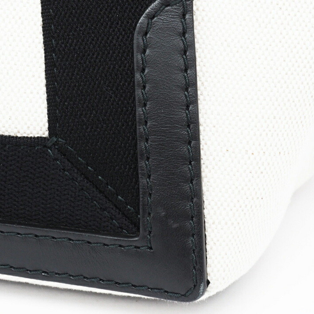 Balenciaga Handbag Tote Clutch Navy Blue Cabas Black - Picture 5 of 6